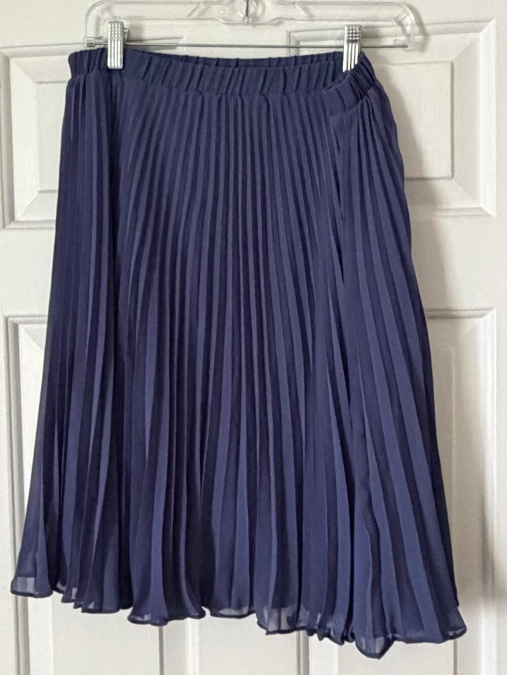 Pleated Blue Skirt